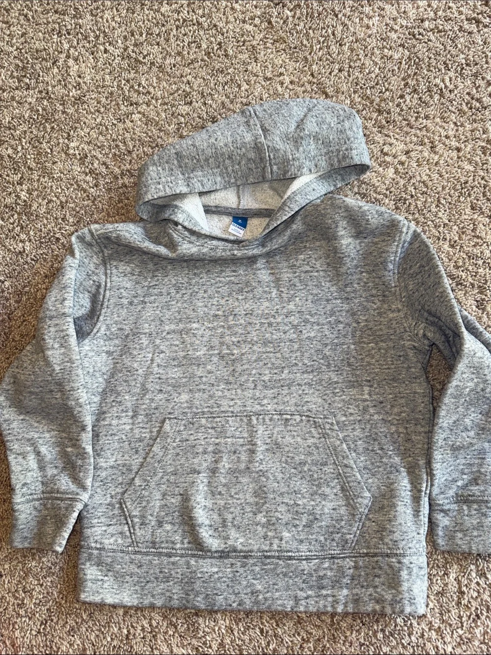 Old Navy gray heathered hoodie size 8